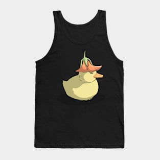 TINY DUCK WEARING HAT Tank Top